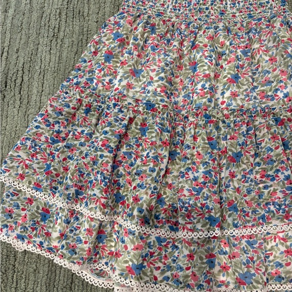 BB Dakota ruffle floral skirt lined mini - Picture 9 of 14